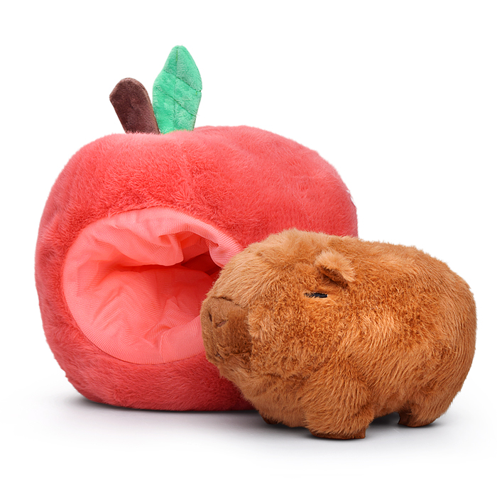 Мягкая игрушка М1475 "Капибара в апельсине" 25 см