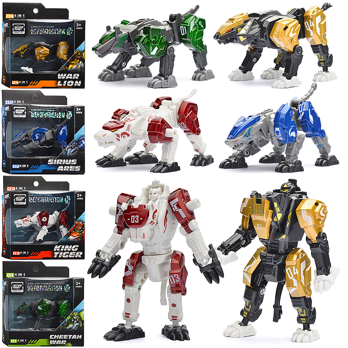 Робот HF9989-4 "King tiger" в коробке Робот HF9989-4 "King tiger" в коробке