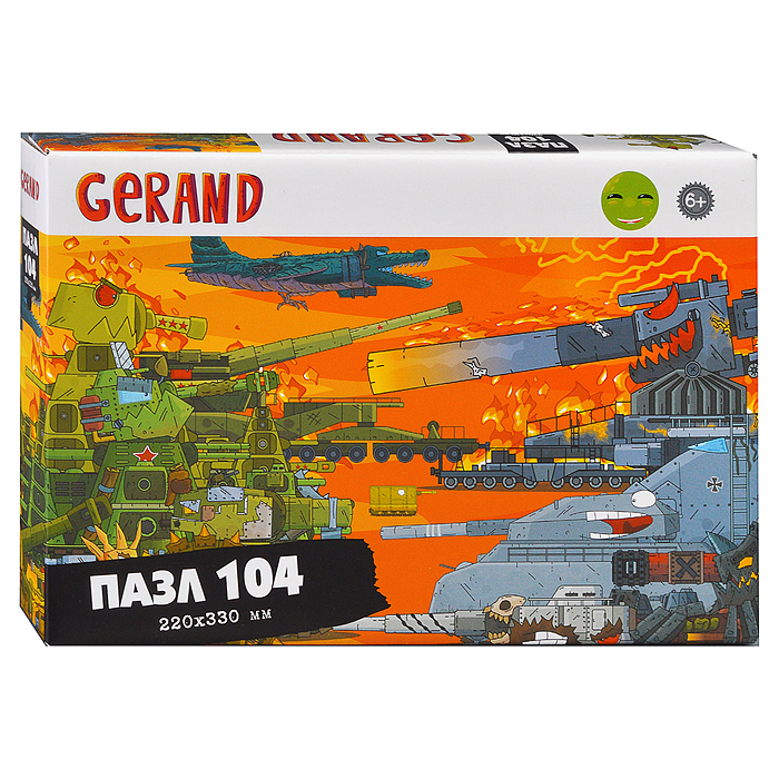 Пазл 104 "Танки"