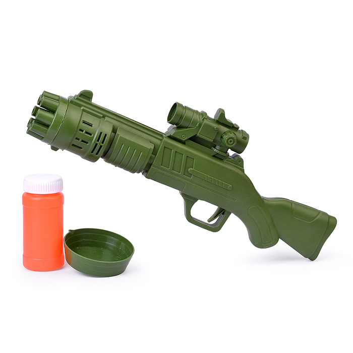 Фото к товару Пистолет 3939-141 "Bubble" для мыльных пузырей, в коробке Пистолет 3939-141 "Bubble" для мыльных пузырей, в коробке