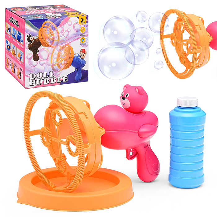 Пистолет 00-5435 "Мишка" для мыльных пузырей, на листе Пистолет 00-5435 "Мишка" для мыльных пузырей, на листе