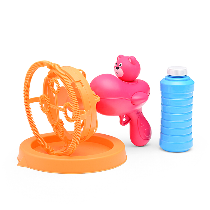 Фото к товару Пистолет 00-5435 "Мишка" для мыльных пузырей, на листе Пистолет 00-5435 "Мишка" для мыльных пузырей, на листе