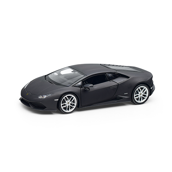 Фото к товару Машинка 1:24 Lamborghini Huracan Coupe, черный матовый Машинка 1:24 Lamborghini Huracan Coupe, черный матовый