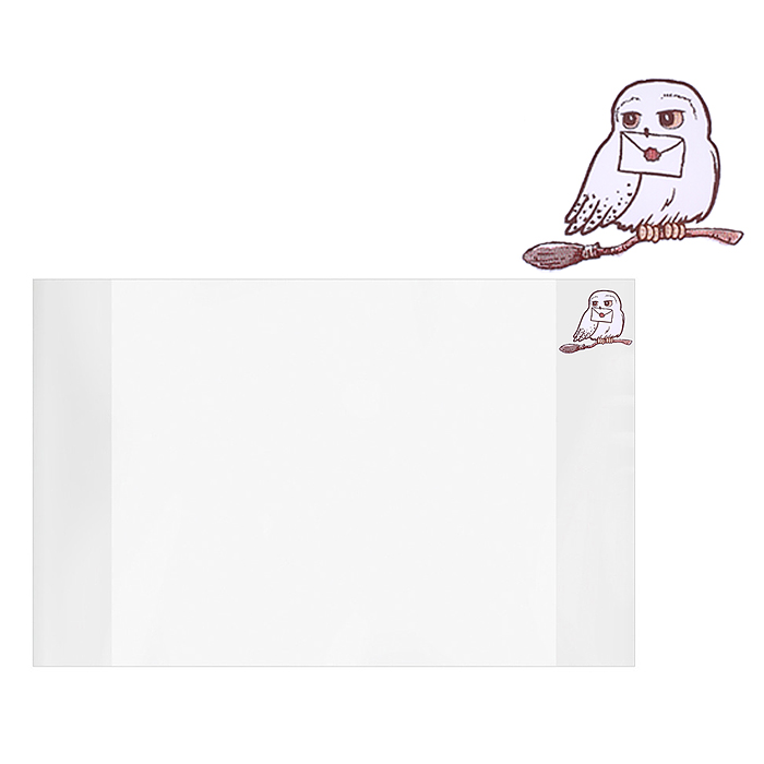 Обложка для тетрадей Сова, набор 10 шт., 213*350 мм, 100 мкм.