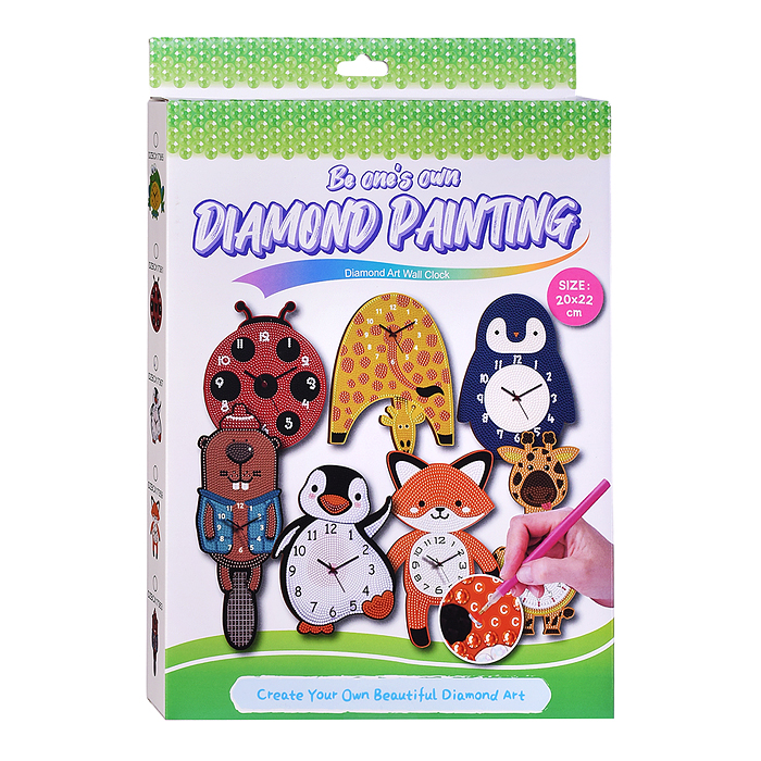 Набор творческая мастерская 00-6772 Часы "Жирафик" 20*22 см.