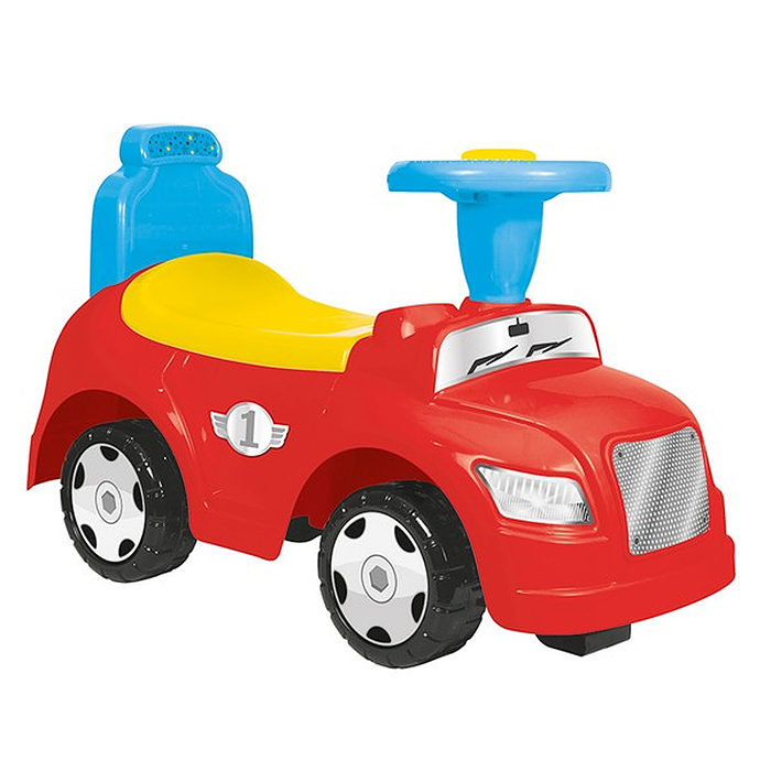 Машина-каталка step, звук, красная Машина-каталка step, звук, красная