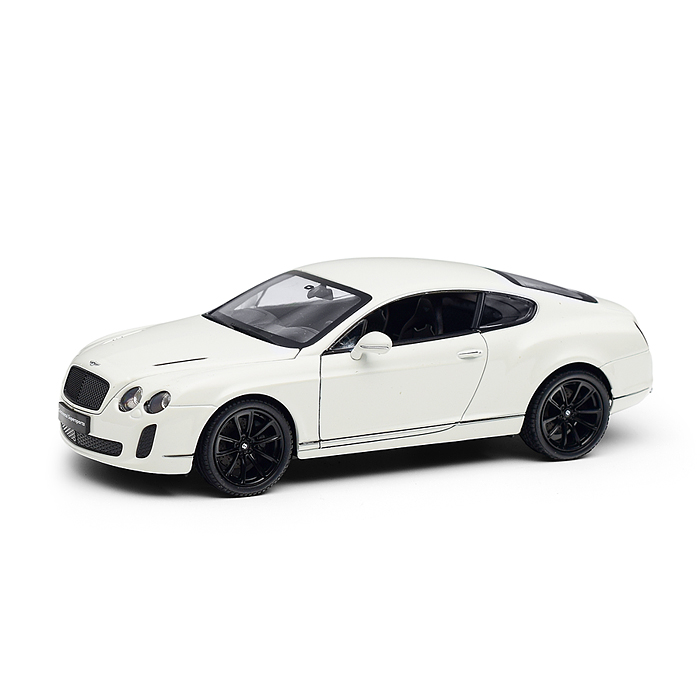 Фото к товару Машинка 1:24 Bentley Continental Supersports, белый Машинка 1:24 Bentley Continental Supersports, белый