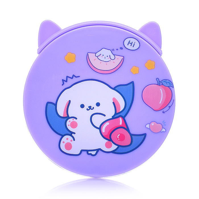 Расческа+зеркало 00-5419 "Зверушки с фруктами" в ассортименте