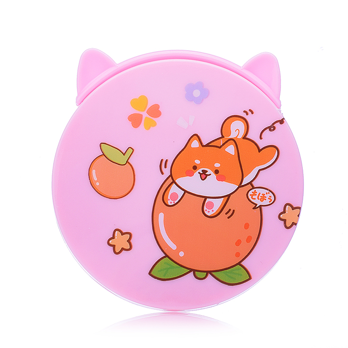 Расческа+зеркало 00-5419 "Зверушки с фруктами" в ассортименте