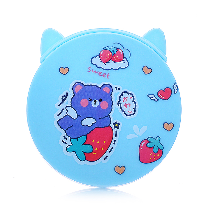 Расческа+зеркало 00-5419 "Зверушки с фруктами" в ассортименте