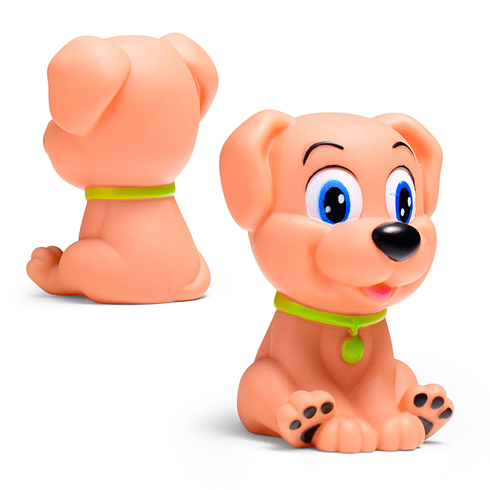 Игрушка пластизоль для ванны "Собачка" в сетке Игрушка пластизоль для ванны "Собачка" в сетке