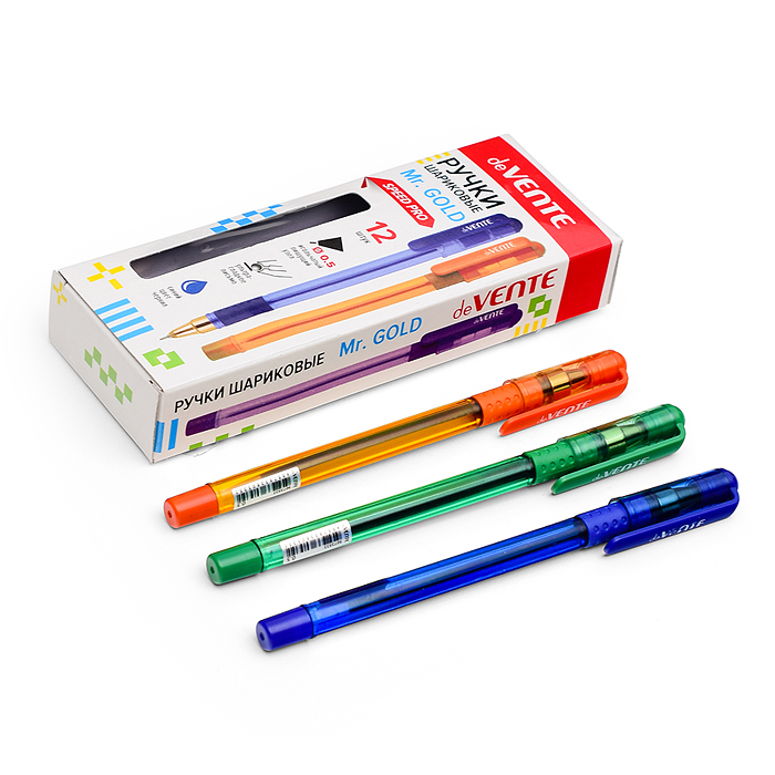 Ручка шариковая "Mr. Gold" серия Speed Pro, d=0,5 мм, ультра гладкое письмо,синяя