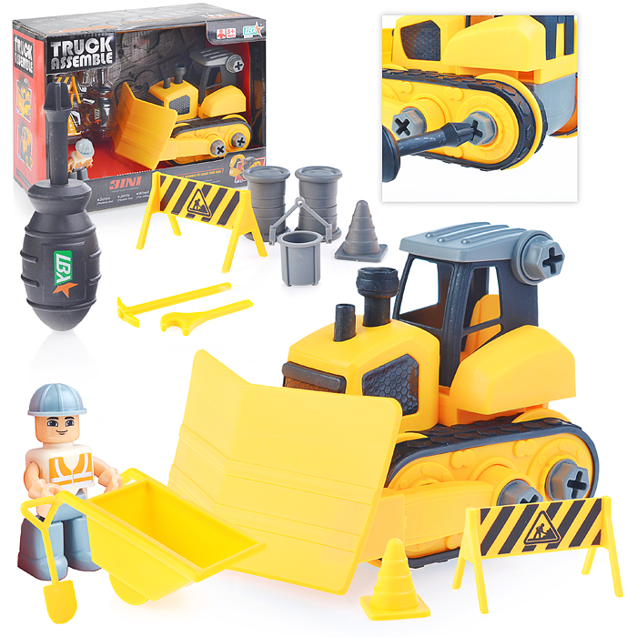 Конструктор 321-3 "Строитель" с отверткой, в коробке Конструктор 321-3 "Строитель" с отверткой, в коробке