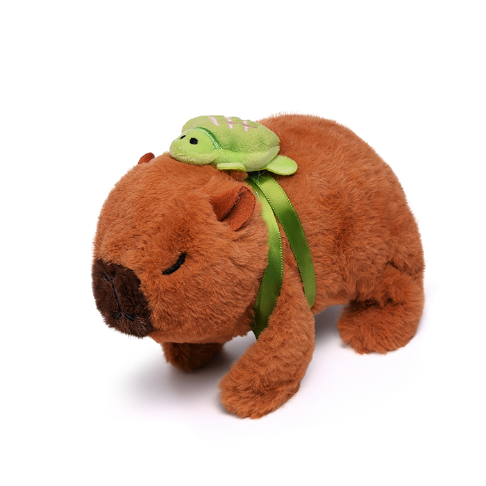 Фото к товару Капибара 00-6807 "Руди" (ходит, издаёт звуки, шевелит носиком) в пакете Капибара 00-6807 "Руди" (ходит, издаёт звуки, шевелит носиком) в пакете