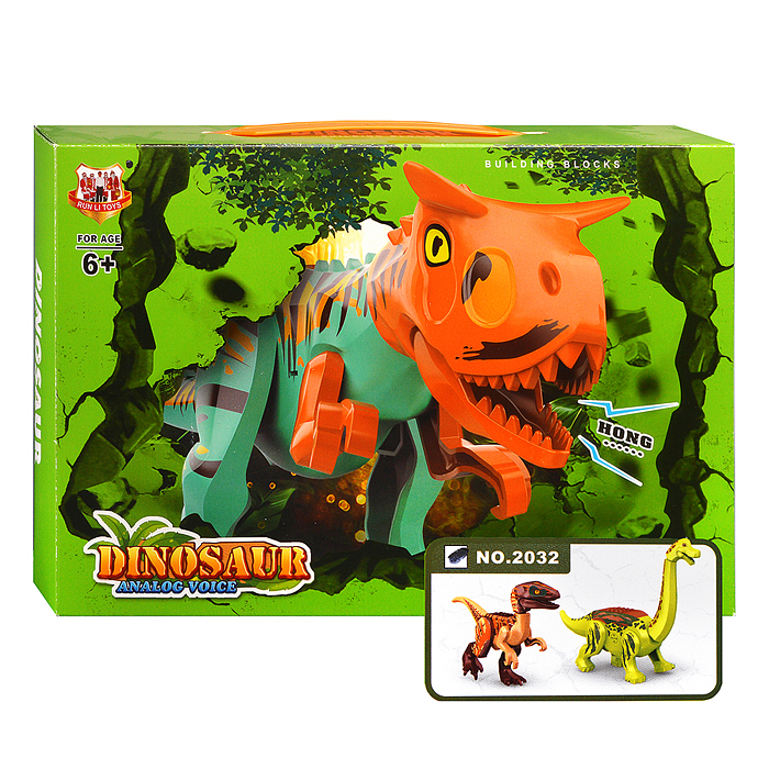 Динозавр 2032 на батарейках, в коробке Динозавр 2032 на батарейках, в коробке