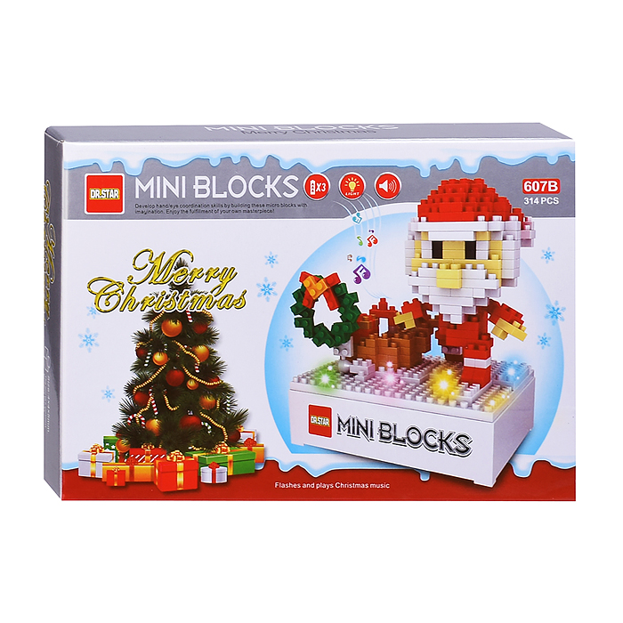 Конструктор 607B "Санта" 314 (дет.)