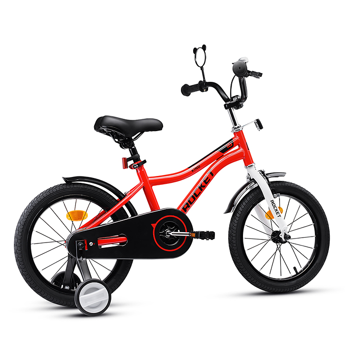 Фото к товару Велосипед 16" Rocket Kind, цвет красный Велосипед 16" Rocket Kind, цвет красный