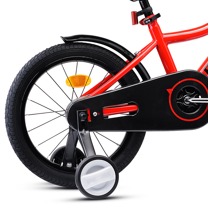 Фото к товару Велосипед 16" Rocket Kind, цвет красный Велосипед 16" Rocket Kind, цвет красный