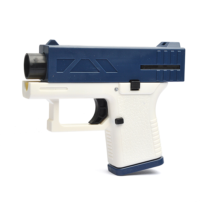 Фото к товару Пистолет JQH-2025 "Агент" стреляет дисками, в коробке Пистолет JQH-2025 "Агент" стреляет дисками, в коробке