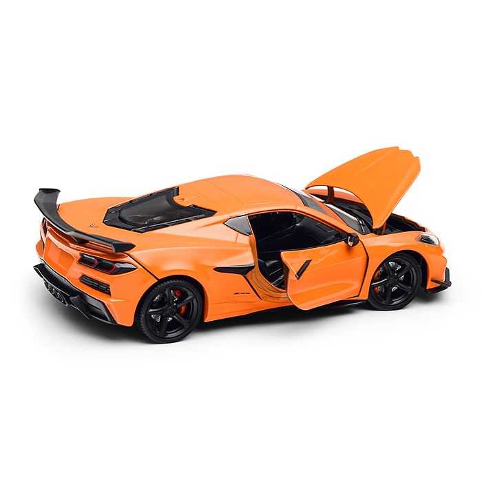 Фото к товару Машинка 1:24 Chevrolet Corvette Z06, оранжевый Машинка 1:24 Chevrolet Corvette Z06, оранжевый