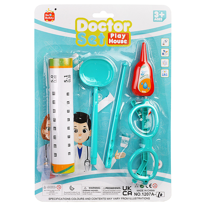 Набор доктора 1207A-10 "Окулист" на листе
