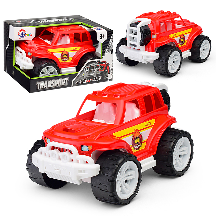 Машина внедорожник «Пожарный» в подарочной упаковке Машина внедорожник «Пожарный» в подарочной упаковке