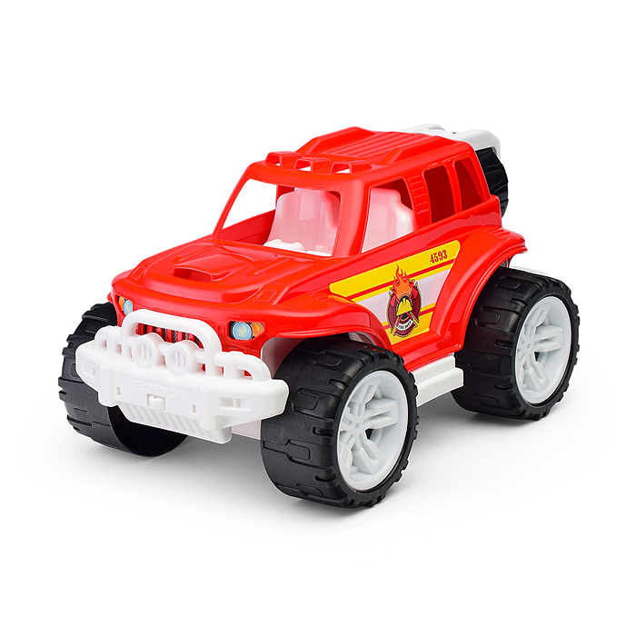 Фото к товару Машина внедорожник «Пожарный» в подарочной упаковке Машина внедорожник «Пожарный» в подарочной упаковке