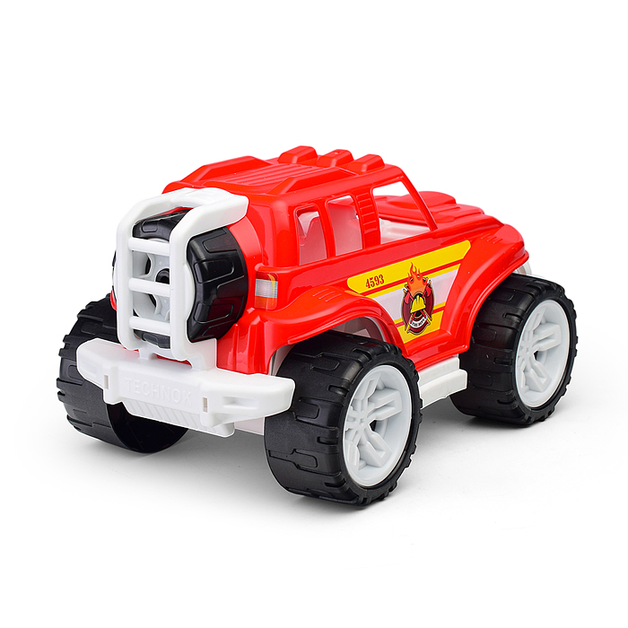 Фото к товару Машина внедорожник «Пожарный» в подарочной упаковке Машина внедорожник «Пожарный» в подарочной упаковке