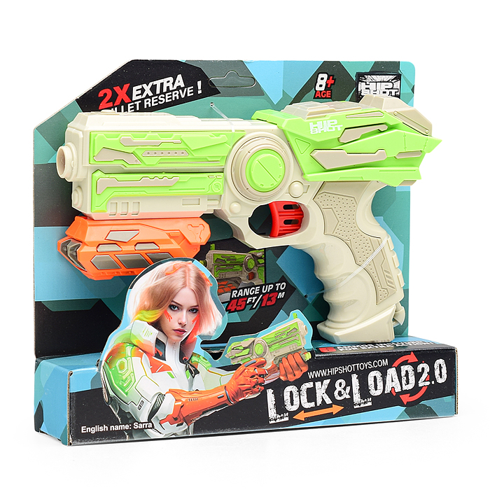 Фото к товару Пистолет FJ9004 "Битва-1" в коробке Пистолет FJ9004 "Битва-1" в коробке