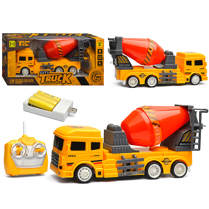 Машина SH091-446B "Цементовоз" р/у, 27 MHz, в коробке Машина SH091-446B "Цементовоз" р/у, 27 MHz, в коробке