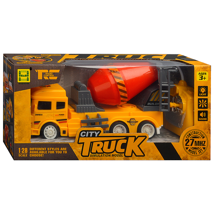 Фото к товару Машина SH091-446B "Цементовоз" р/у, 27 MHz, в коробке Машина SH091-446B "Цементовоз" р/у, 27 MHz, в коробке