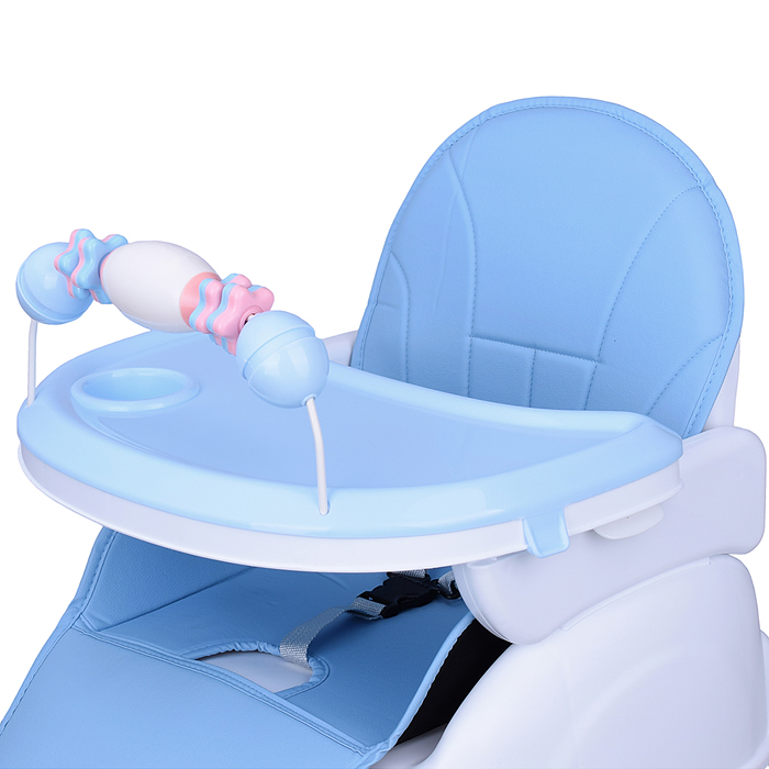 Фото к товару Стульчик детский STR012 голубой, в коробке Стульчик детский STR012 голубой, в коробке