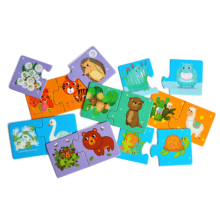 IQ игры для самых маленьких. Парочки. Угадай, кто где прячется 2+Запуск речи