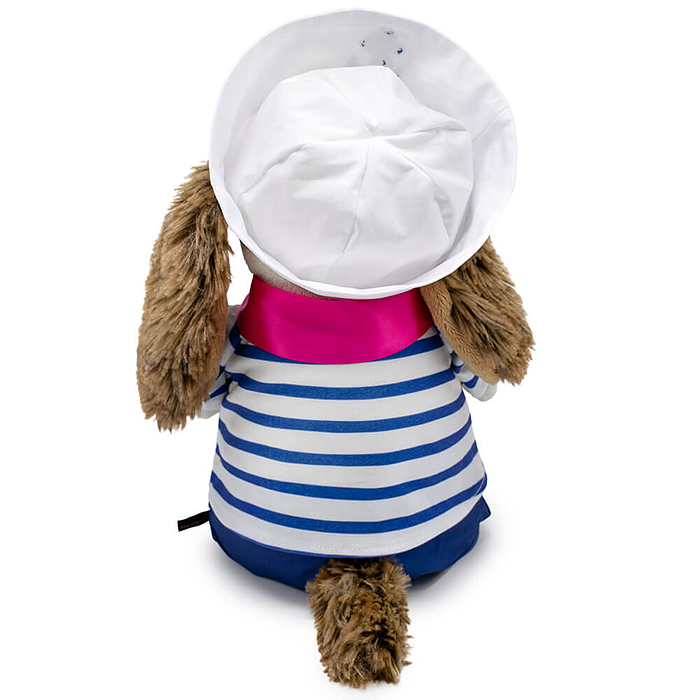 Собака Бартоломей в матросском костюме