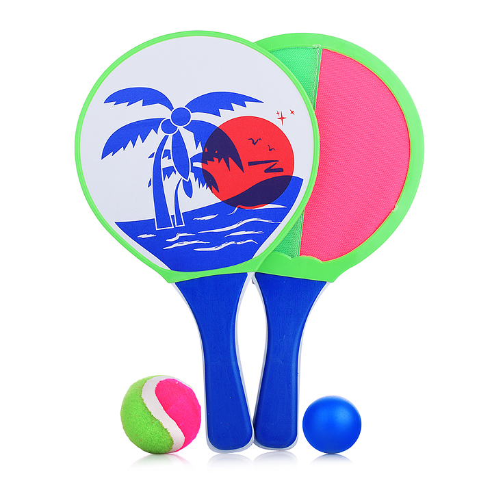 Набор игровых ракеток 00-5750 (2 ракетки, 2 мяча) в сетке