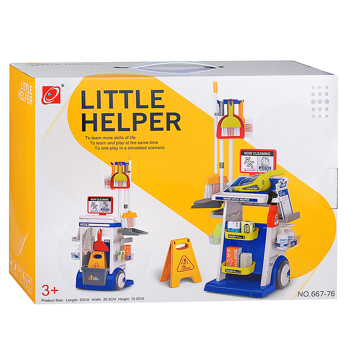 Фото к товару Игровой набор 667-76 "Веселая уборка" в коробке Игровой набор 667-76 "Веселая уборка" в коробке