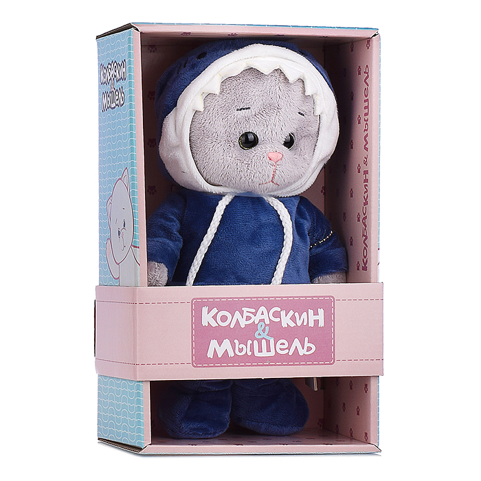 Колбаскин в костюме акулы, 20 см, в коробке