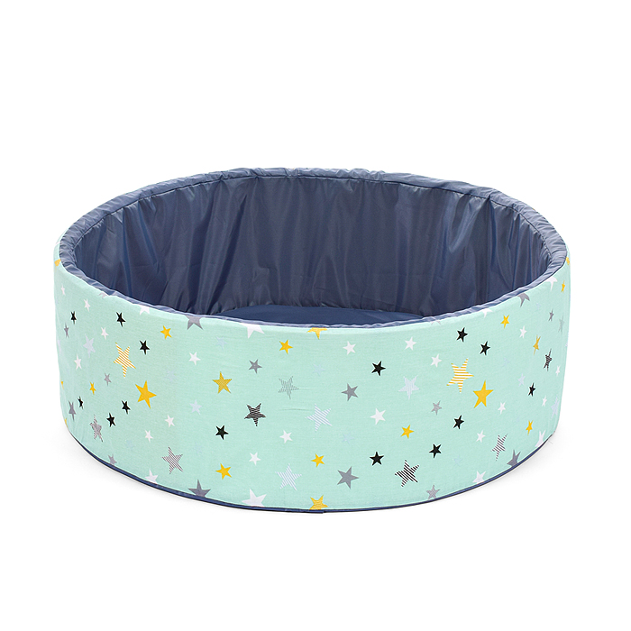 Фото к товару Сухой бассейн "Мятные звезды" (100см х 30см) Сухой бассейн "Мятные звезды" (100см х 30см)