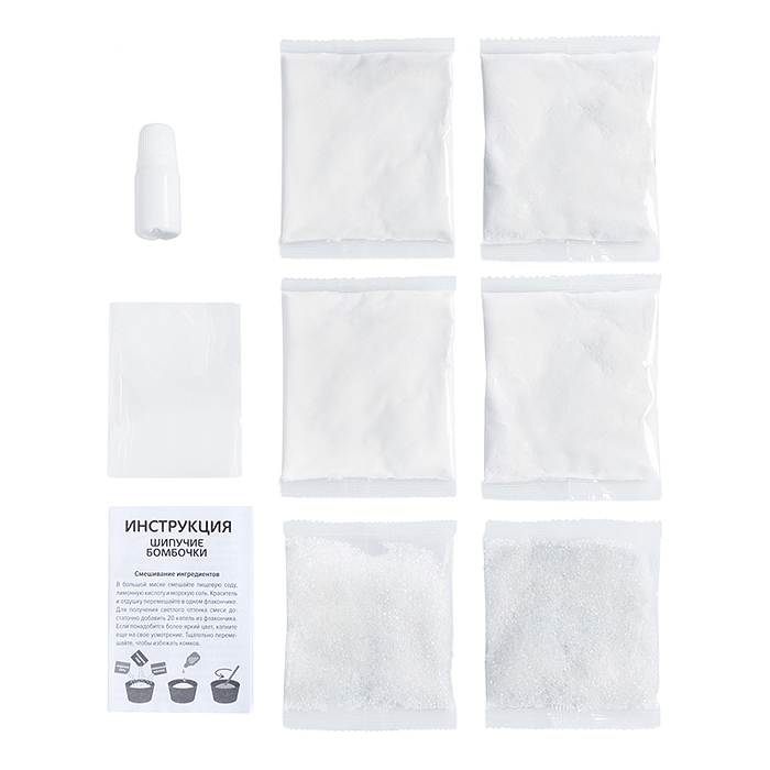 Фото к товару Набор для опытов "Шипучие бомбочки. Аромат яблока" 3 в 1 Набор для опытов "Шипучие бомбочки. Аромат яблока" 3 в 1