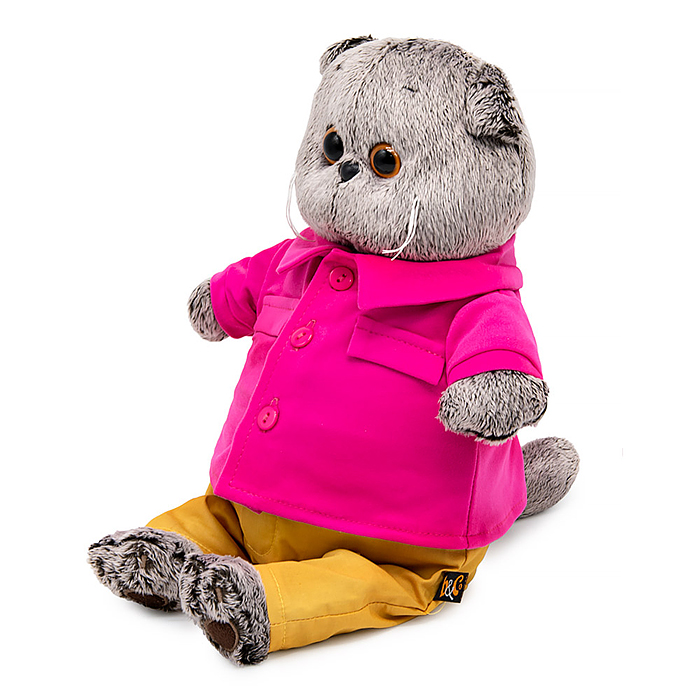 Кот Басик в яркой курточке