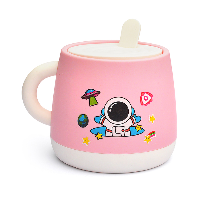 Фото к товару Фонарик-светильник игрушечный 357H "Кружка. Космонавт" в коробке Фонарик-светильник игрушечный 357H "Кружка. Космонавт" в коробке