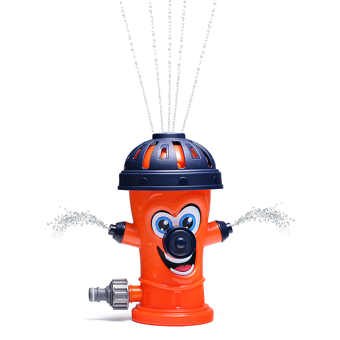 Фото к товару Игрушка - брызгалка YG13R "Пожарный гидрант", для подключения к водному шлангу, в коробке Игрушка - брызгалка YG13R "Пожарный гидрант", для подключения к водному шлангу, в коробке