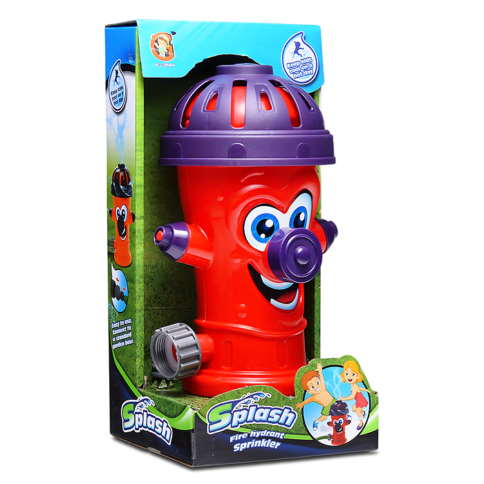 Фото к товару Игрушка - брызгалка YG13R "Пожарный гидрант", для подключения к водному шлангу, в коробке Игрушка - брызгалка YG13R "Пожарный гидрант", для подключения к водному шлангу, в коробке