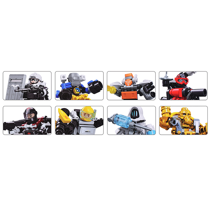 Фото к товару Конструктор 703100 "Операция "Черный ястреб" в коробке Конструктор 703100 "Операция "Черный ястреб" в коробке