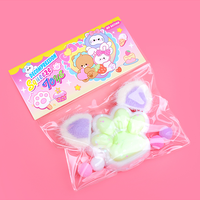 Фото к товару Игрушка-антистресс 00-6533 "Ушки, кошачьи лапки" Игрушка-антистресс 00-6533 "Ушки, кошачьи лапки"