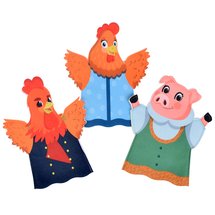 Фото к товару Театр на руку печать "Кошкин дом" Театр на руку печать "Кошкин дом"