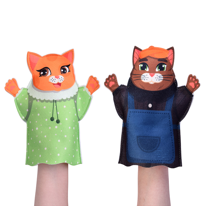 Фото к товару Театр на руку печать "Кошкин дом" Театр на руку печать "Кошкин дом"