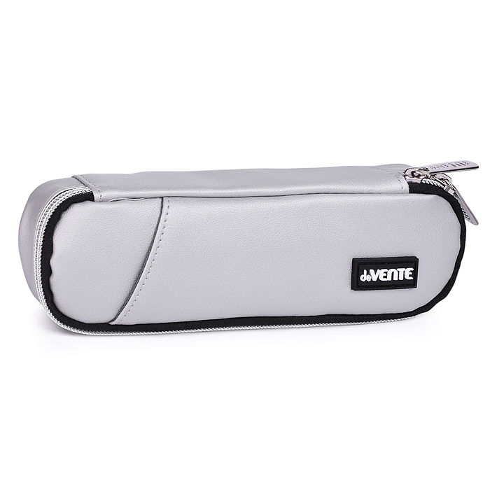 Пенал "Private" 22x6x4 см, овальный для 40 предметов, матовая искусственная кожа до -40C, в