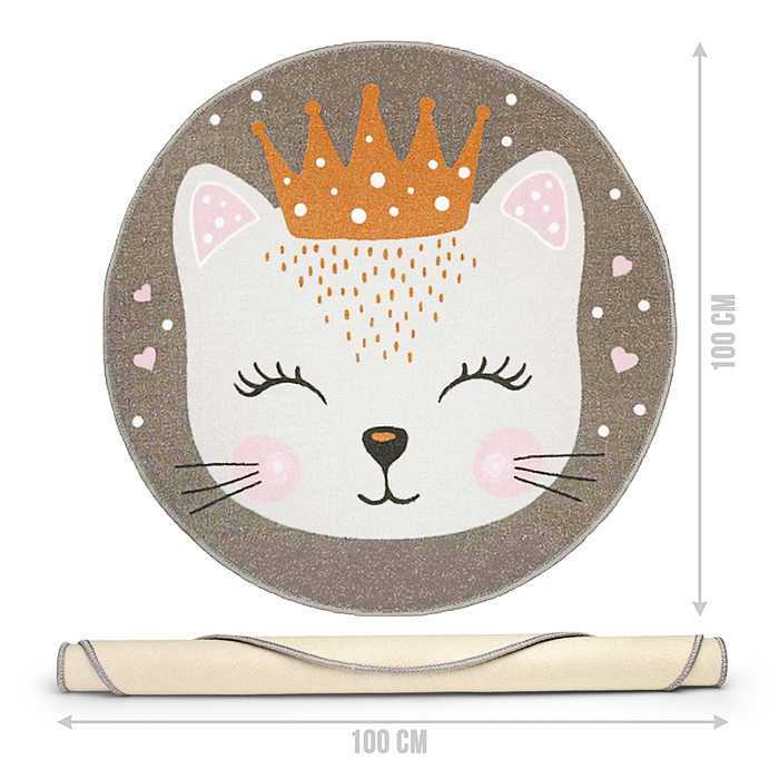 Ковер "Принцесса" дет. 1х1 круглый Ковер "Принцесса" дет. 1х1 круглый