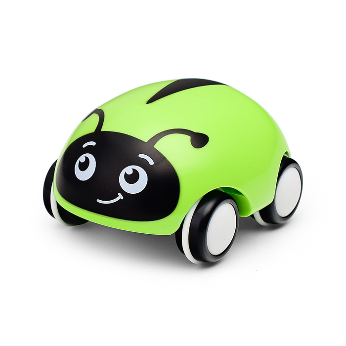 Фото к товару Машинка для малышей "Зеленый жучок" Машинка для малышей "Зеленый жучок"